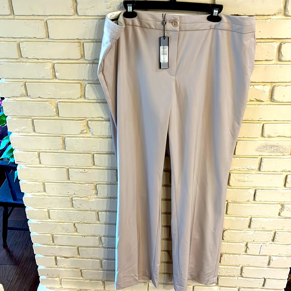 NWT Talbots Signature Dress Pants in Khaki Size 18L